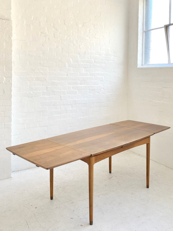 Danish Walnut Extension Dining Table