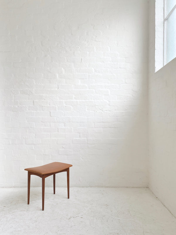 K.Larsen Upholstered Stool