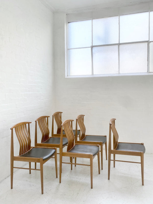 Set of Six Dario Zoureff Dining Chairs
