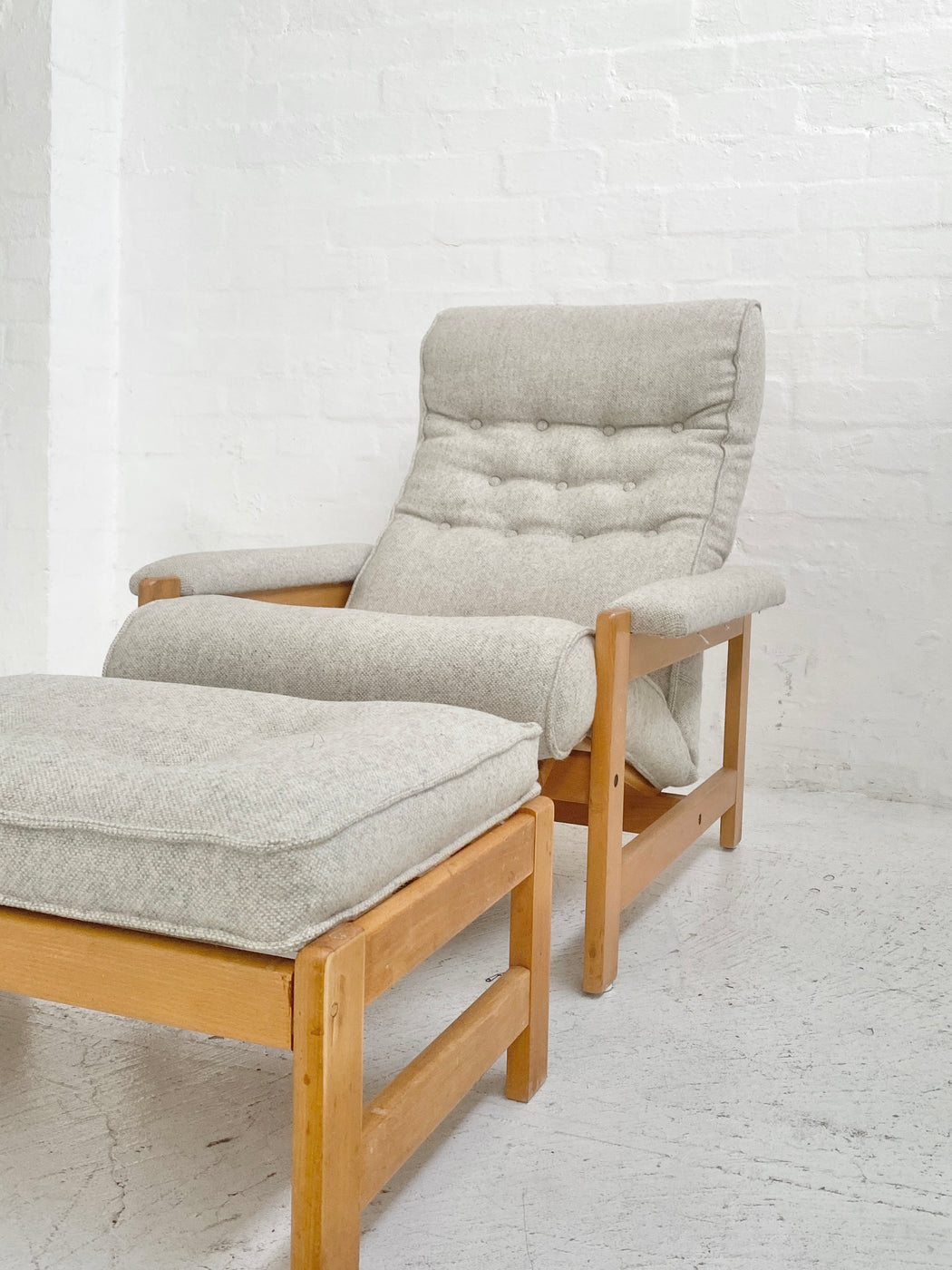 Danish Easy Chair & Footstool