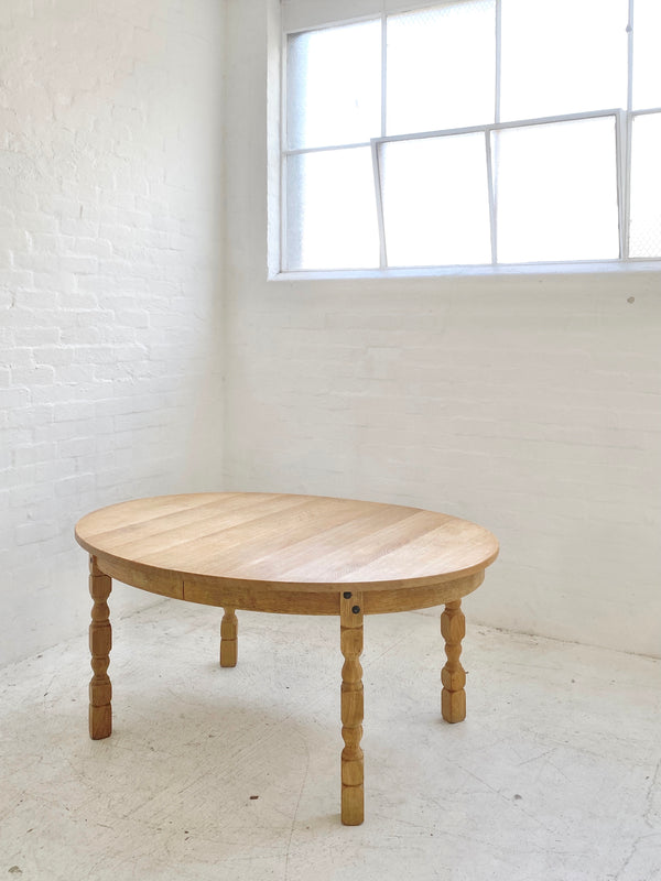 Danish Oak Dining Table