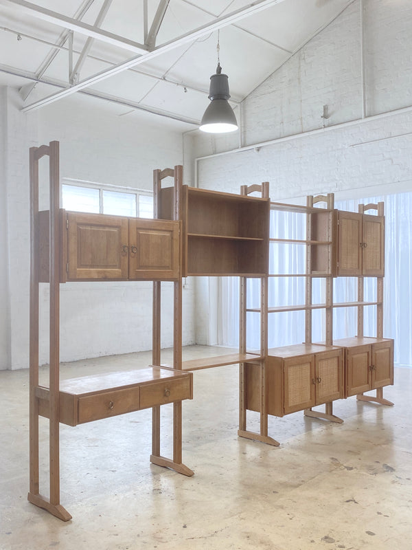 Danish Oak Wall System