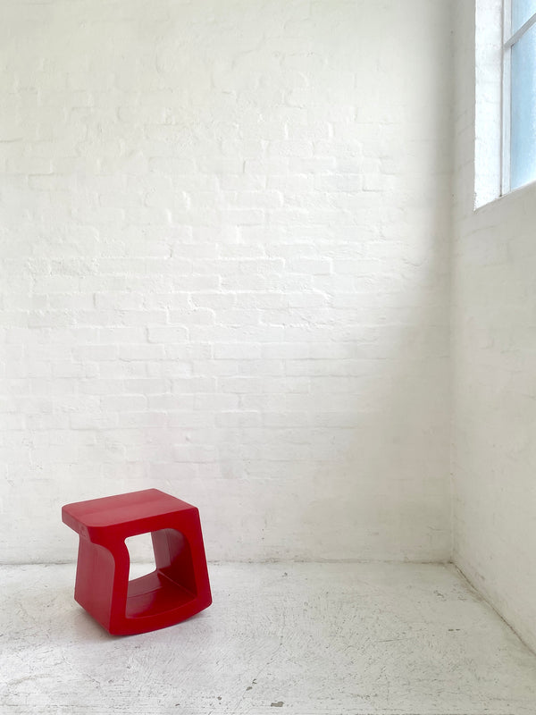 Justin Gologorsky ‘Tilt’ Stool - Red