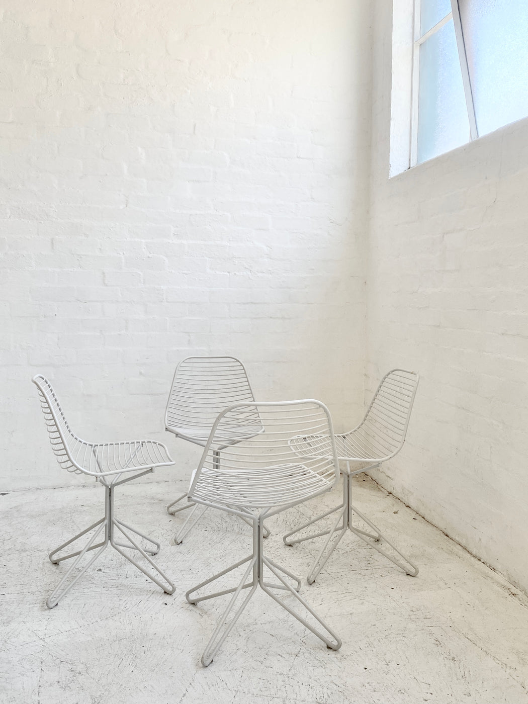 Set of four Henrik Pedersen 'String' Chairs