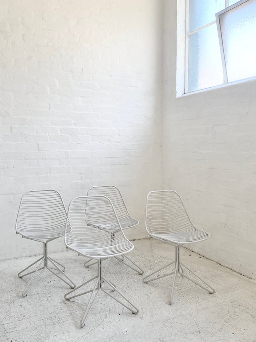 Set of four Henrik Pedersen 'String' Chairs