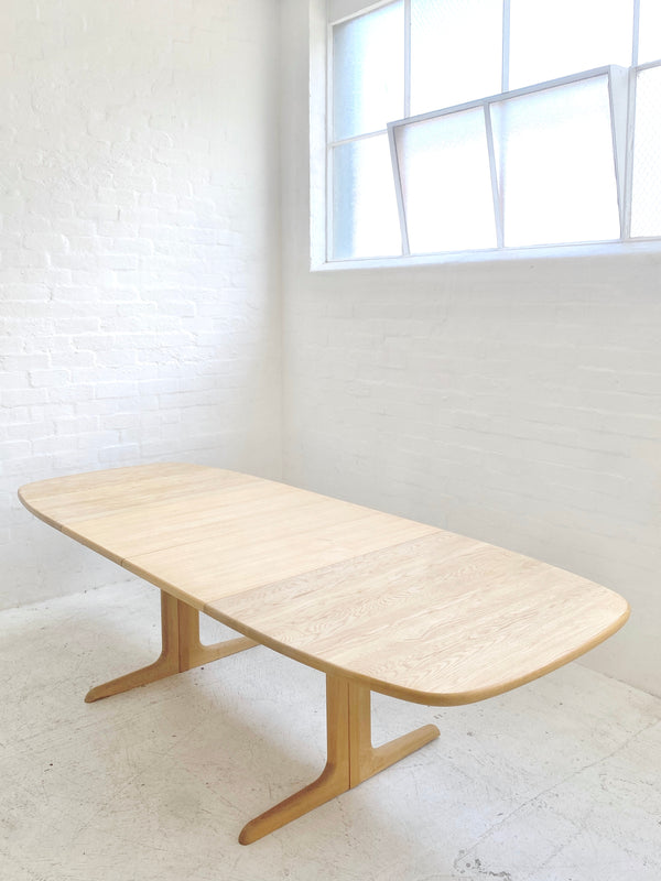 Skovby Oak Extension Dining Table