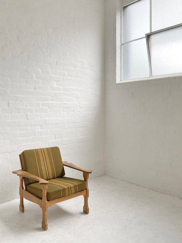 Danish Oak Easy Chair