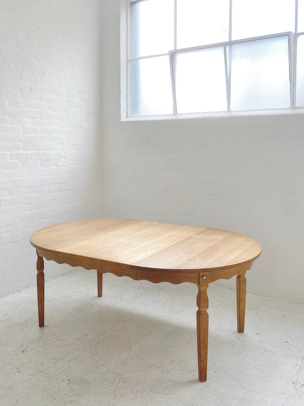 Henning Kjærnulf Oak Dining Table