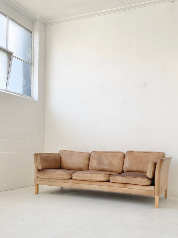 Mogens Hansen Leather Sofa