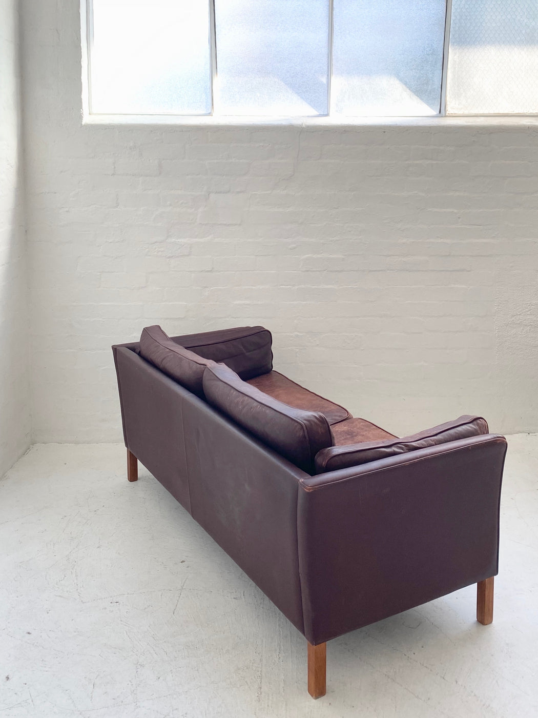Mogens Hansen Leather Sofa