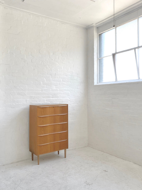 Danish Oak Chest of Drawers
