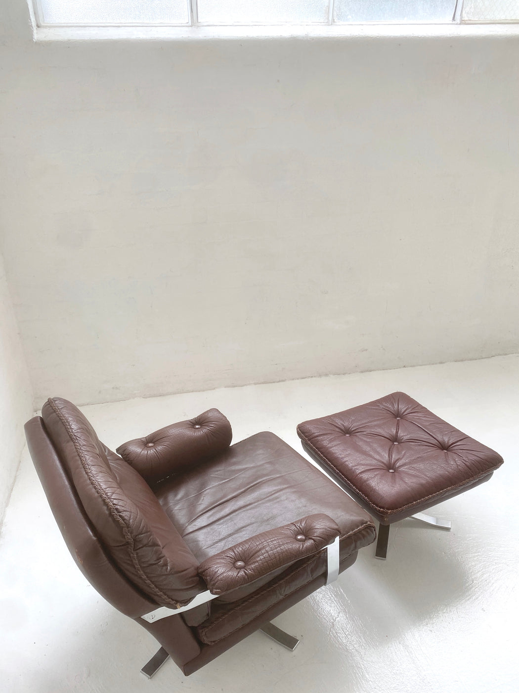 Arne Norell Chair & Footstool