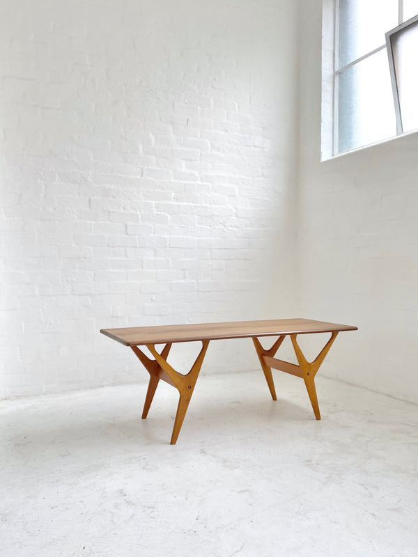 Danish Teak & Oak Coffee Table