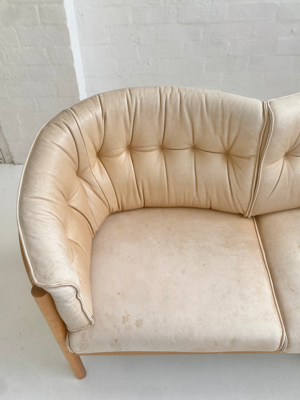 Nielaus Møbler Model 'N100' Leather Sofa