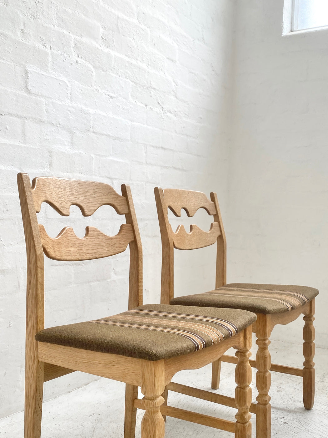 Set of 4 Henning Kjærnulf 'Razorblade' Chairs