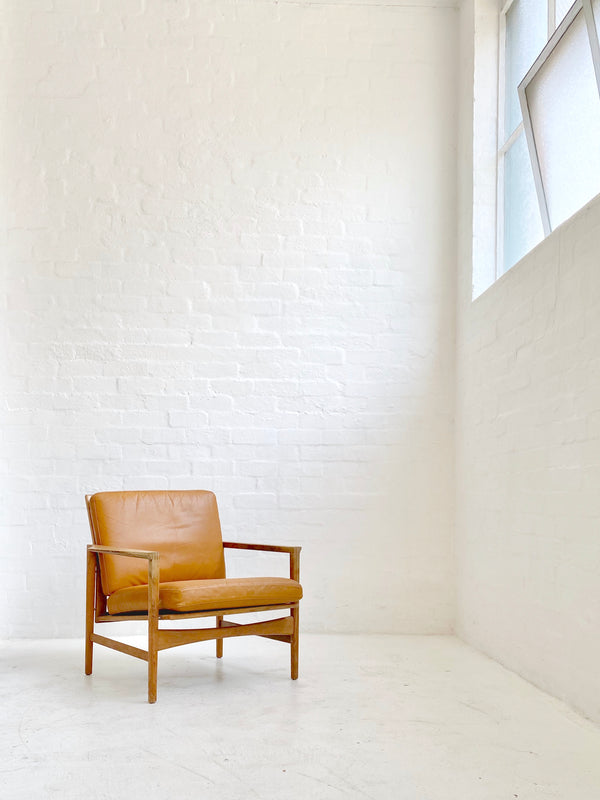 Danish Oak Easy Chair