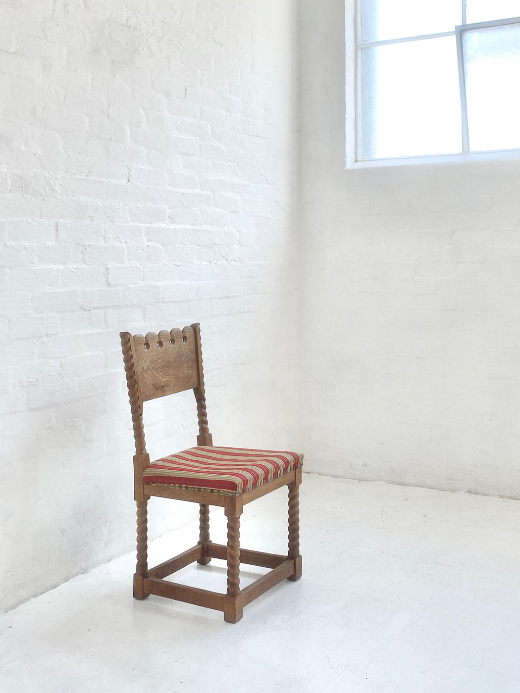 Scandinavian Antique Oak Chairs