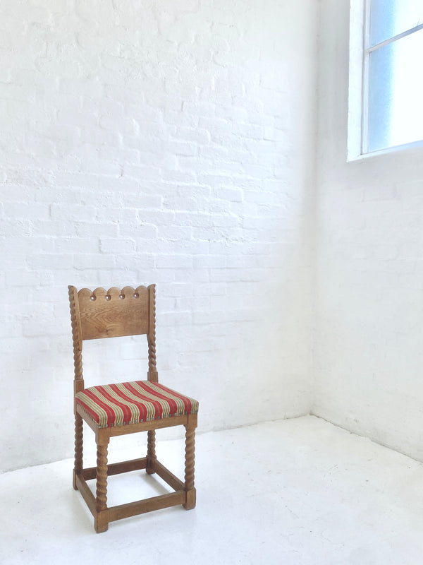Scandinavian Antique Oak Chairs