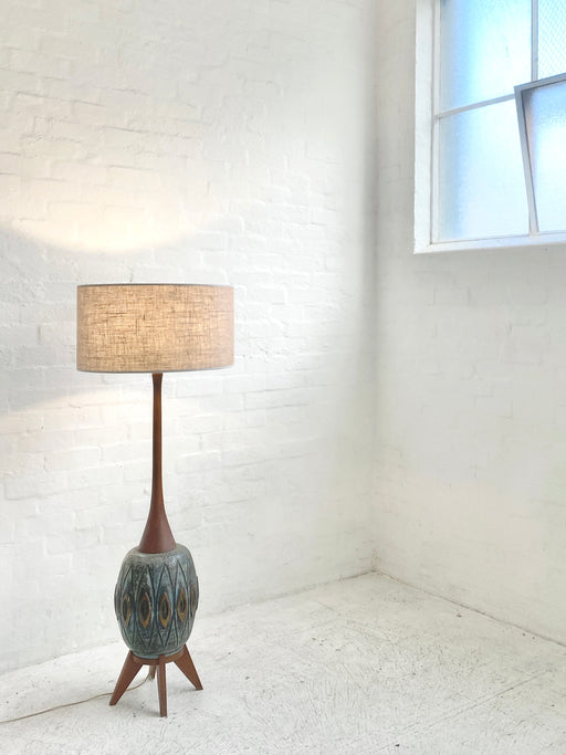 Large Mid-century Standing Lamp