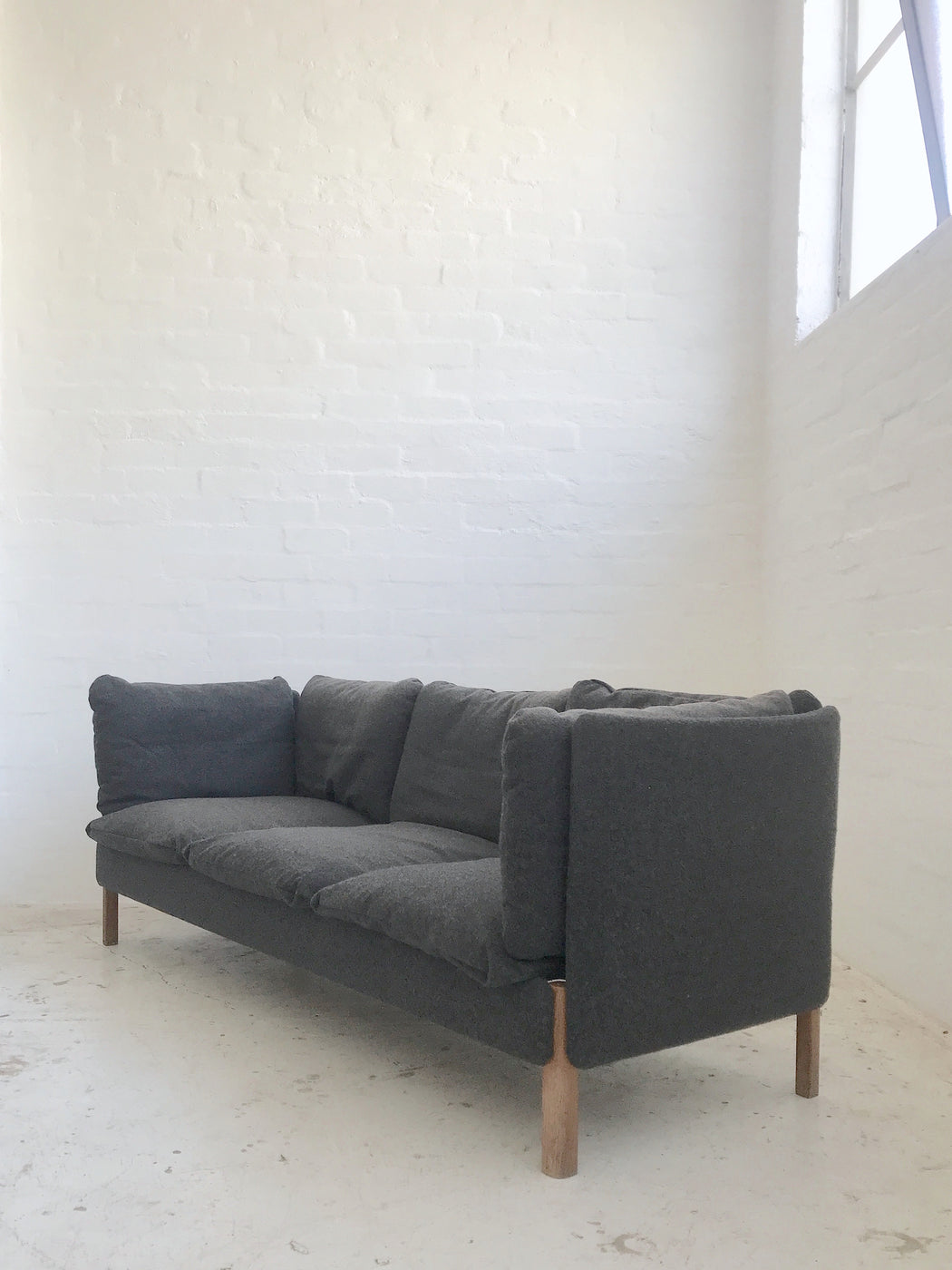 Danish Three Seater Sofa in Wool