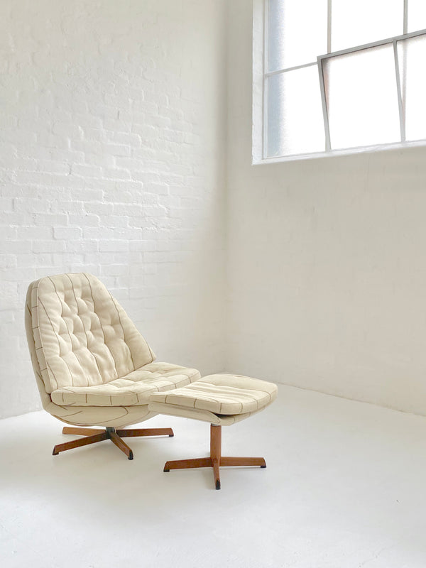 Madsen & Schübell 'MS68' Chair & Footstool