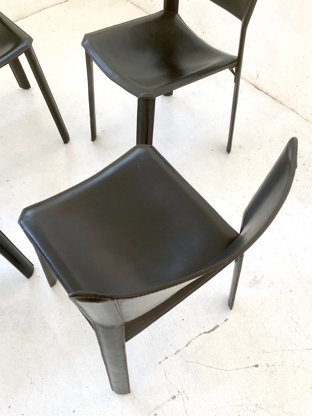 Set of 4 Giancarlo Vegni 'S91' Dining Chairs