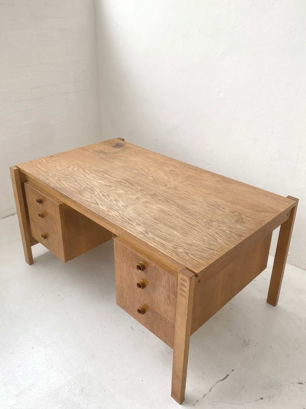 Danish Oak Dropside Desk