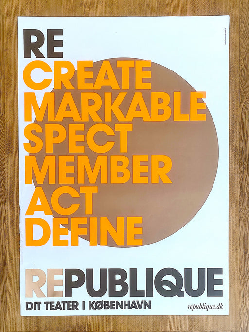 Republique 'Re' Poster