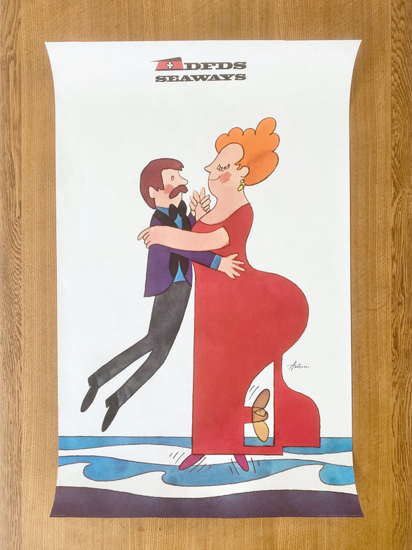 Ib Antoni DFDS Seaways 'Hold a Party Aboard' Poster