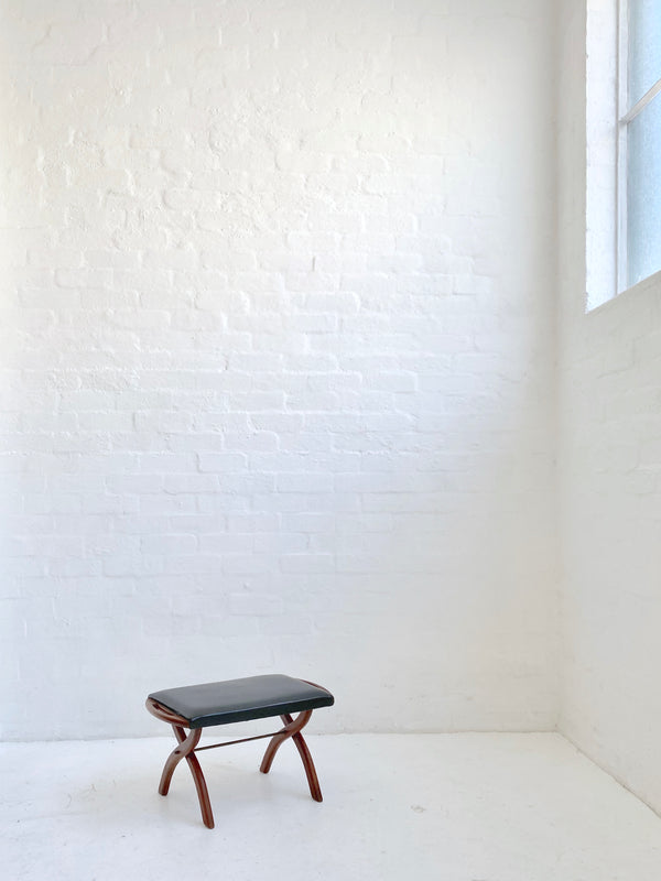 Danish Scissor Leg Footstool
