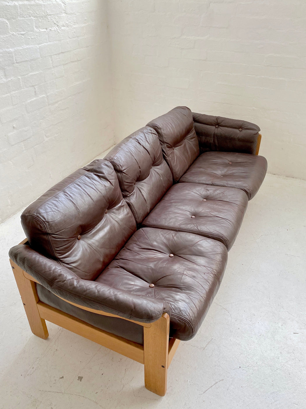 Niels Eilersen Leather Sofa