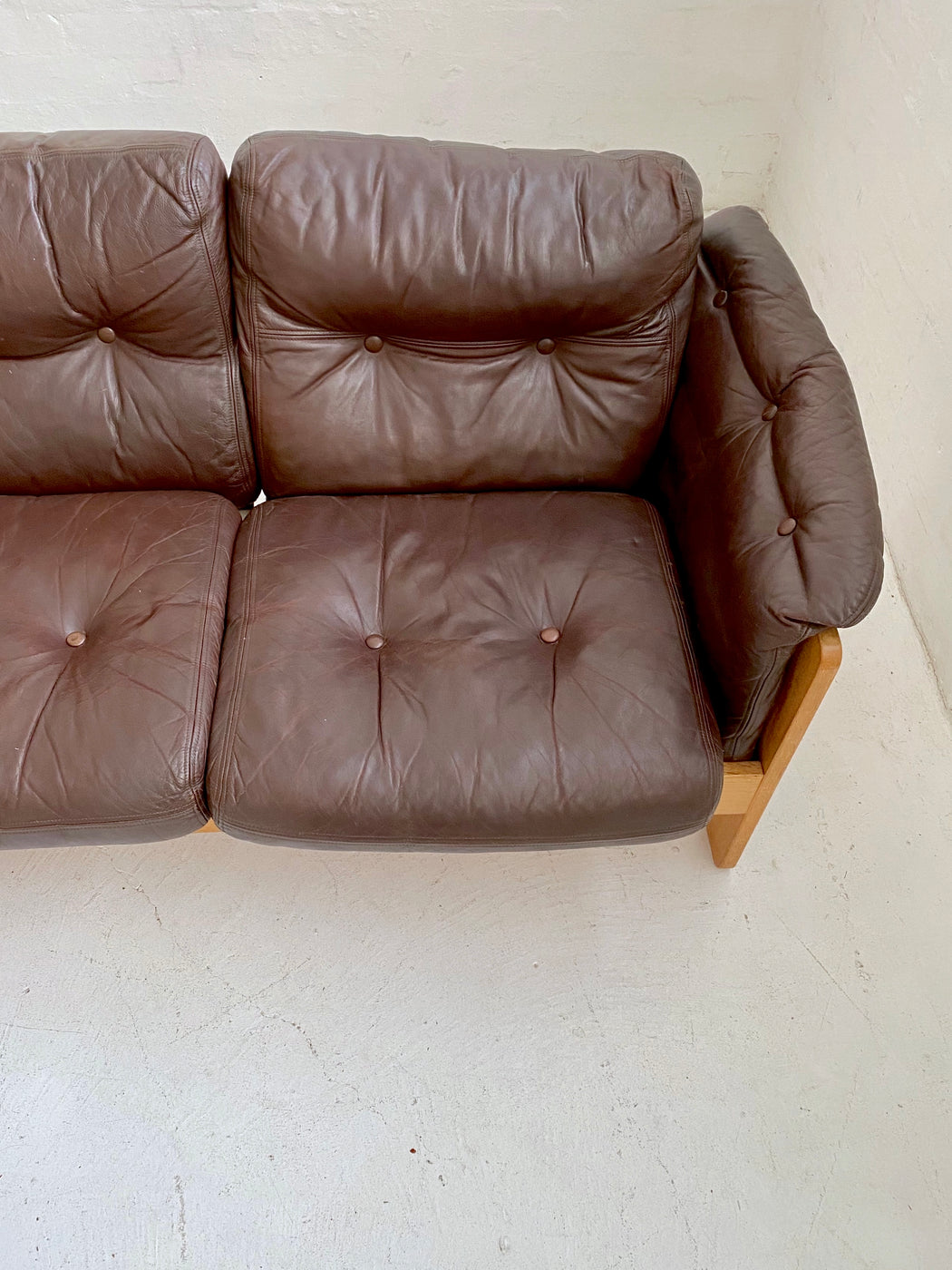 Niels Eilersen Leather Sofa