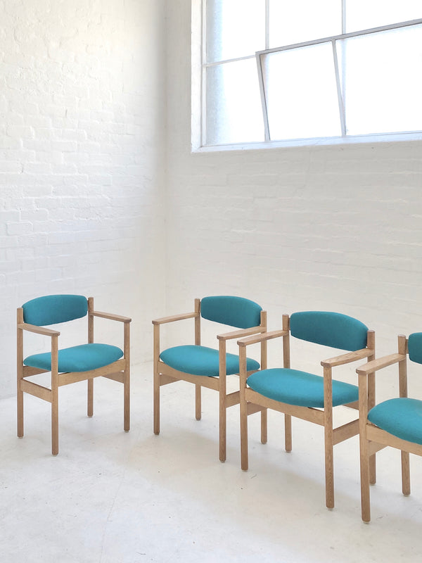 Jorgen Baekmark Oak Armchairs