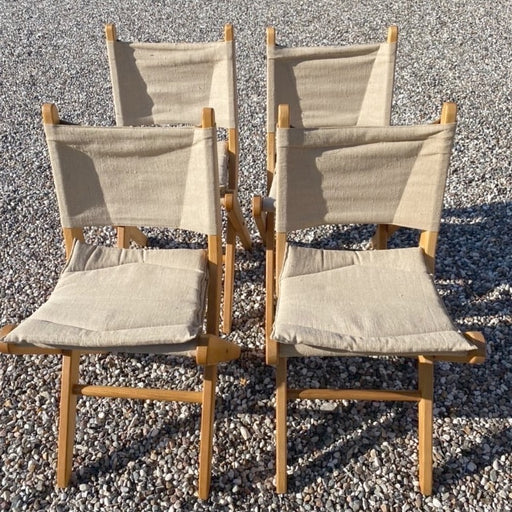 Set of Four Danish Folding Chairs