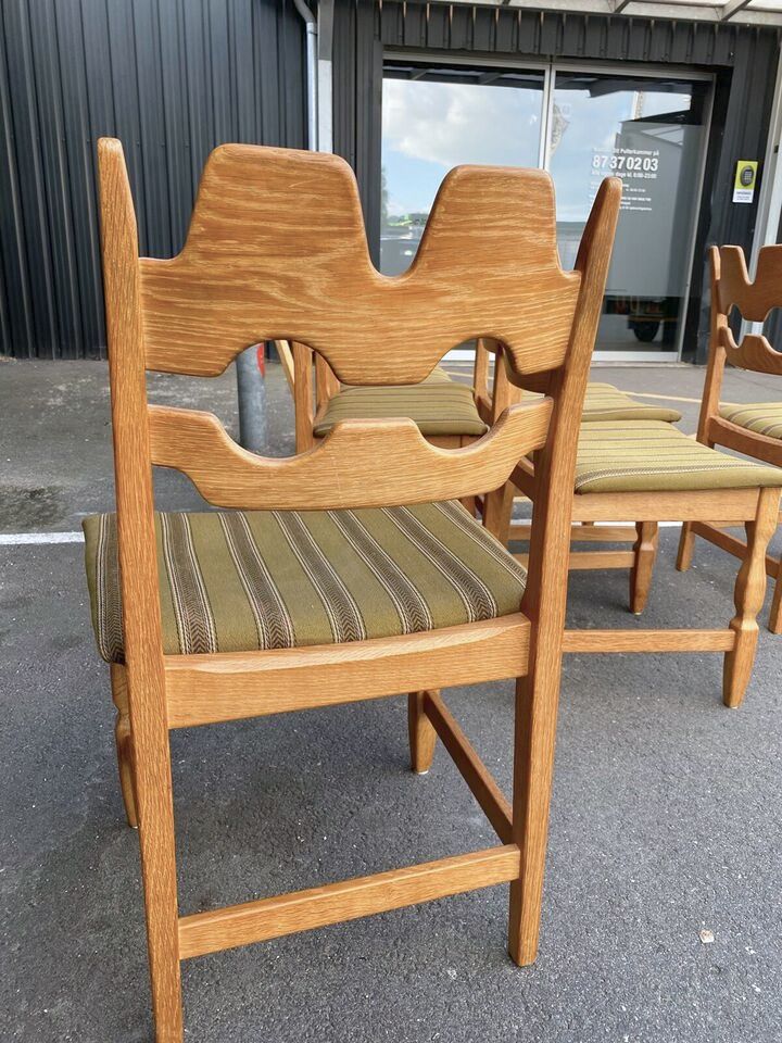 Set of Six Henning Kjærnulf 'Razorblade' Chair