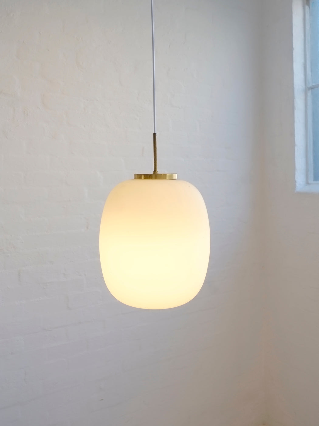 Large Danish Frosted Pendant