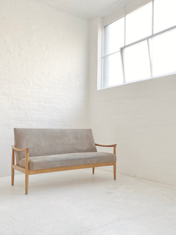 Fritz Hansen Oak Settee