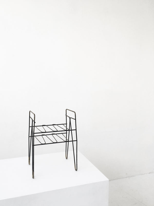 Midcentury Plant Stand Side Table