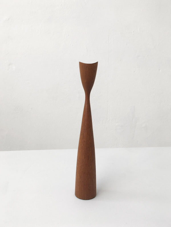 Danish Teak Candle Holder