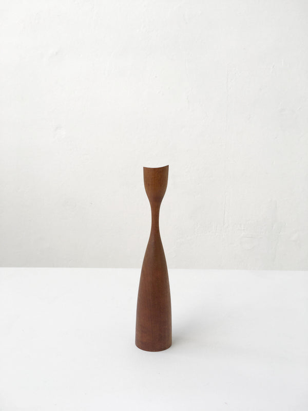 Danish Teak Candle Holder