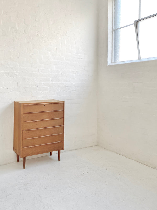 Danish Oak Chest of Drawers