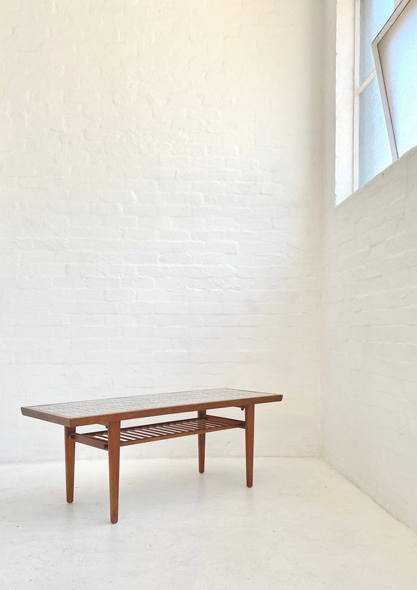Danish Tile Top Coffee Table